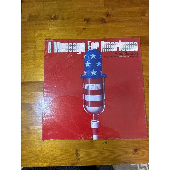 John Salisbury A Message For Americans KXL Radio none Vinyl Record LP - Picture 1 of 9